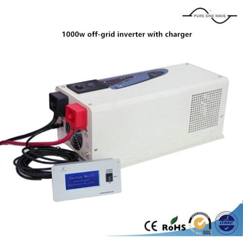 High efficiency dc to ac home 1kw solar pump power inverter charger 12v 24v 220v 230v 240v 1000w for home RV office use
