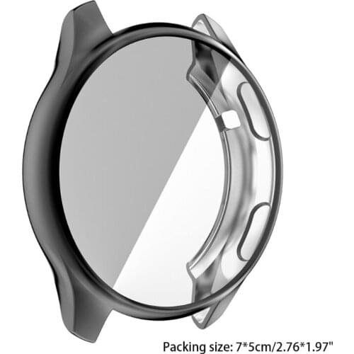 F3MD Sleek Case Screen Protector Compatible with -OnePlus Watch 46mm, Ultra Thin TPU Protective Cover Muticolors