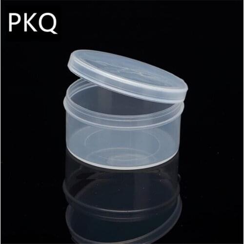20pcs/lot Small Plastic Box with Lid Parts Tools Jewelry Display Box Screw Sewing Case Beads Tablet Container Storage Box 35ml