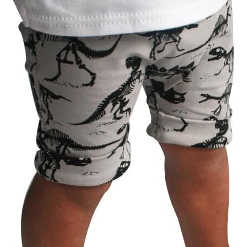 2019 Toddler Baby Boy Dinosaurs Print Elasticity Short Pants Baby Shorts Baby Bloomers New 15
