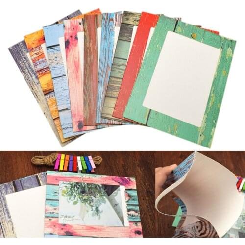 7inch Hanging Marco Fotos Vintage Paper Picture Frames Wall Photo Frame Bilderrahmen Marcos Fotos Para Colgar Molduras Para Foto