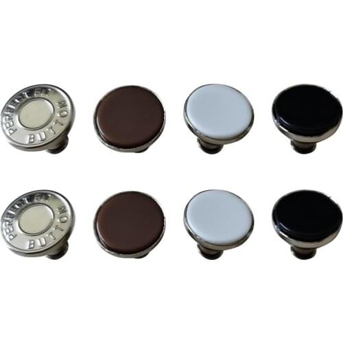 8pcs Metal Buttons Pattern Jean Tack Metal Buttons Knopf Bouton Retrol Buttons Garment Accessories High Quality 17x15mm