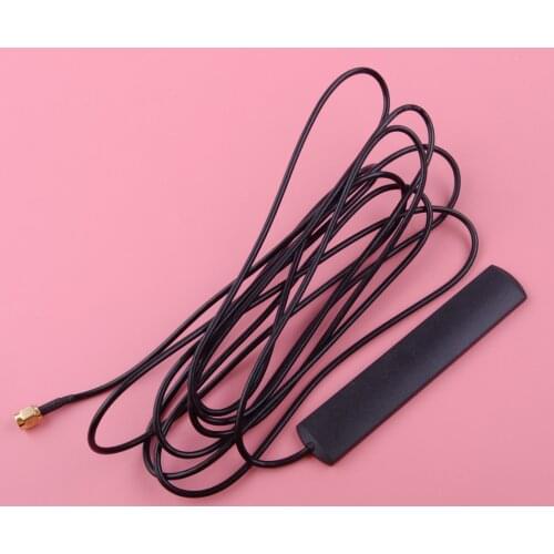 DWCX DAB Car Radio SMA Antenna Aerial Patch Glass Windshield Mount 300cm Cable Signal Stability