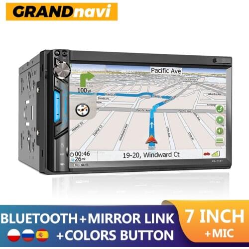 GRANDnavi 2din Android Car Radio GPS Multimedia Video Player Navigation 2din Touch Screen Autoradio 7” For Toyota Nissan Hyundai