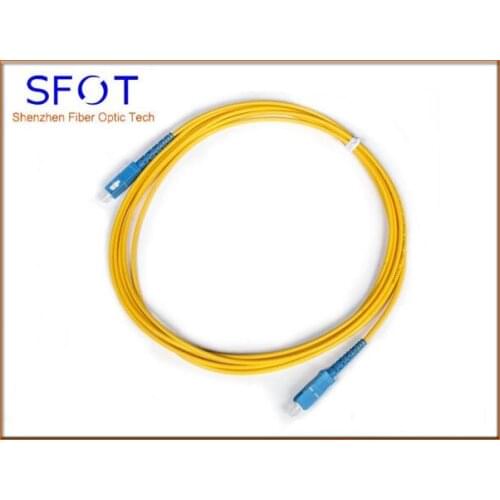 Free Shipment Fiber Optic Patch Cord, SC/UPC-SC/UPC, 1.5m ,SM, simplex, Jumper Cable,wholesale 50pcs/lot