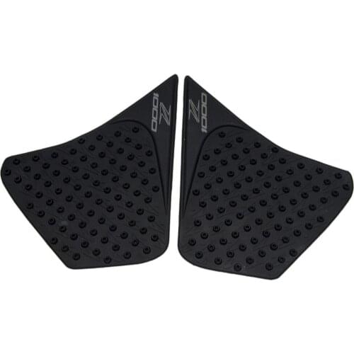 For 2014-15 Kawasaki Z1000 motorcycle black Gas Tank Pad Traction Side Fuel Grip Decal Protector