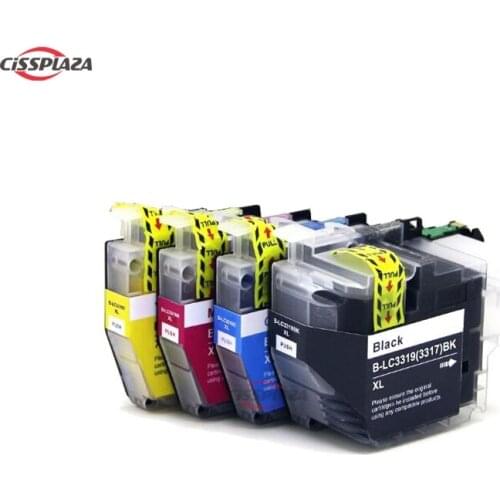 CISSPLAZA 4X LC3319 LC3317 LC3319XL Compatible Ink Cartridge For Brother MFC-J5330DW J5730DW J6530DW MFC-J6730DW MFC-J6930DW pri