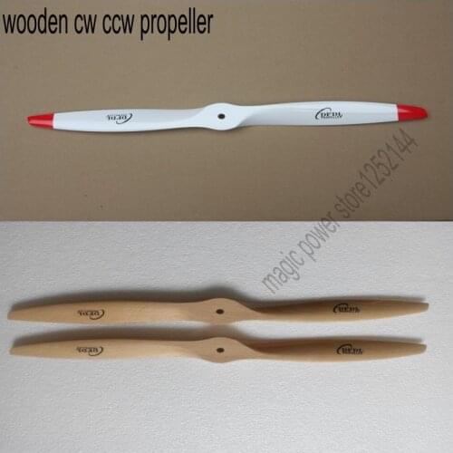 DFDL 16inch 16x6//16X7/16x8 /16x10 CW CCW Wood Wooden Propeller For RC Gas Airplane Quadcopter Multicopter 3Colors High Quality