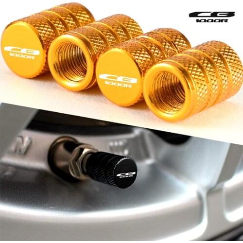 For HONDA CB1000R CB 1000R 2008-2020 Motorcycle CNC Accessorie Wheel Tire Valve Stem Caps Airtight Covers logo "CB1000R"
