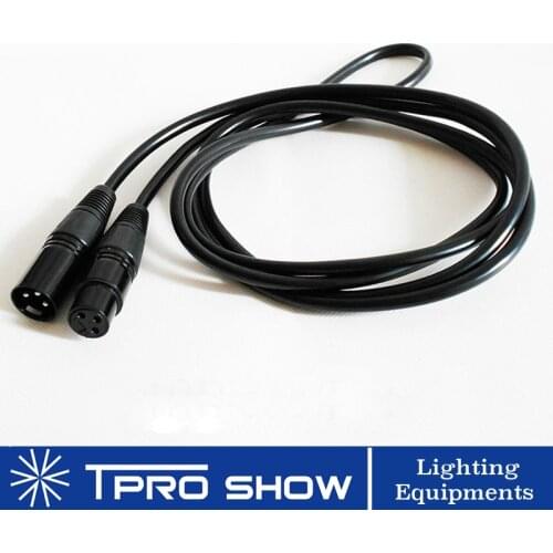 DMX Cable Xlr 3pin Connector Dmx 512 Signal for Dmx Wireless Controller Dj Light LED Laser Moving Head Smoke Machine 1- 15Meter