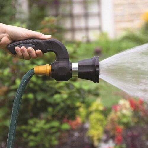 Dropshipping High Pressure Garden Water Gun Stretch hose Nozzles To Watering Lawn Home Car Washing Sprayer Power Washer Mashine