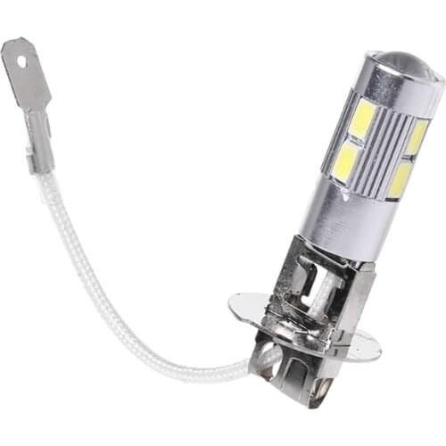 H3 10 LED 5630 SMD White Fog LED Auto Bulb Tail Turn Driving Light