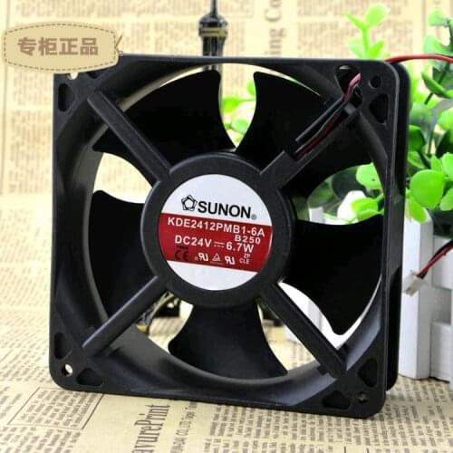 FOR SUNON KDE2412PMB1-6A 12038 24V 6.7W 12CM Siemens Inverter Cooling Fan