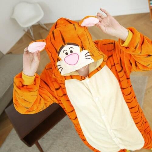 Kigurumi Tiger onesies Pajamas Sets animal costume Pyjamas Unisex Cartoon Cosplay character pijamas sleepwear