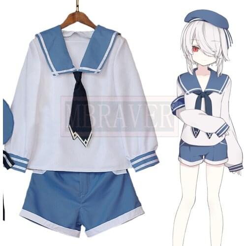 VTuber Paryi JK Cosplay Costume Halloween Christmas Party Uniform Custom Made Any Size