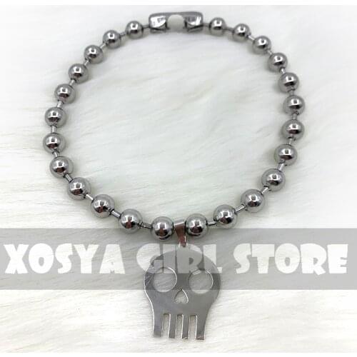 Fashion Digital Pendant Necklaces Women Hip Hop Jewelry 2019 Personalized Long Bead Chain Silver Necklace Ladies Gifts CL122