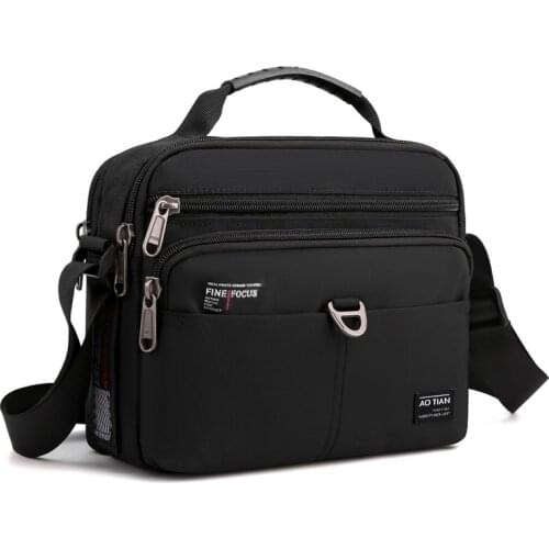 AOTIAN Fashion Men Shoulder Crossbody Bag High Quality Boys Durable Man Business Messenger Bag nylon Male Purse tote Handbags