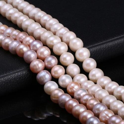 New natural freshwater pearl white irregular pearl beads used for jewelry making DIY bracelet necklace Size 10-11mm