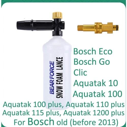 Pressure Washer Car Washer Snow Foam Lance Foam Generator For Bosch High Pressure Soap Foamer Nozzle Car Clean Soap Foam Wash
