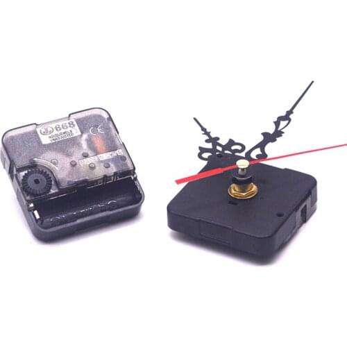 1 Set Hanging DIY Quartz Watch Silent Wall Clock Movement Quartz Repair Movement Clock Mechanism Parts With Needles