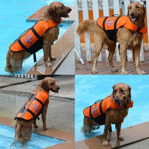 Pet Dog Life Jacket Safety Clothes Life Vest Swimming Clothes Swimwear For Small Big Dog Husky French Bulldog Dog Accessories #4