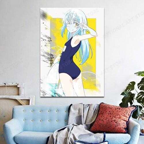 Tensei Shitara Slime Datta Ken Rimuru Anime Home Decor Canvas Painting Wall Pictures Living Room Decoration Art Posters Prints