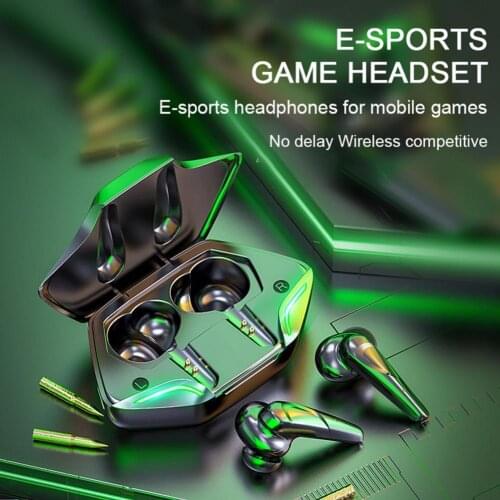 VG01 TWS Bluetooth-compatible 5.1 Earphones HiFi Stereo Sound Mini Low Delay Wireless In-ear Earbuds for E-sports Game