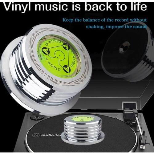 LP Clamp Disc Stabilizer Turntable Level Vinyl Record Audio Disc Town