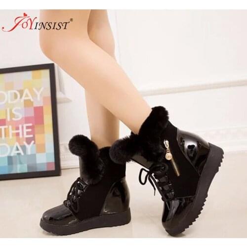 Women Boots Platform Winter Shoes Women Snow Boots Womens Shoes Fashion In Trend Keep Warm With Thick Fur