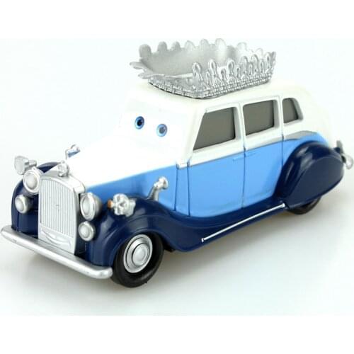 100% Original Disney Pixar Cars Cartoon Car The Queen 1:55 Scale Diecast Metal Alloy Modle Car Cute Toys For Children Gifts