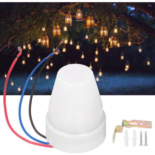 220-240V Light Control Photo Sensor Switchs 10A Automatic Control Switch for Garden Street Light Switch Controller