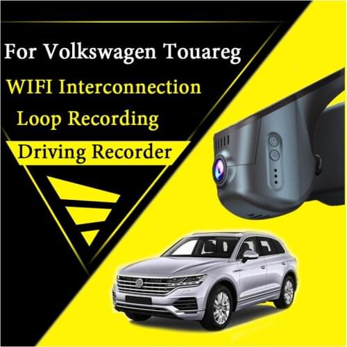 Car Road Record WiFi DVR Dash Camera Driving Video Recorder For Volkswagen VW Touareg CR 2018~2020 Virtus AW 2017~2020