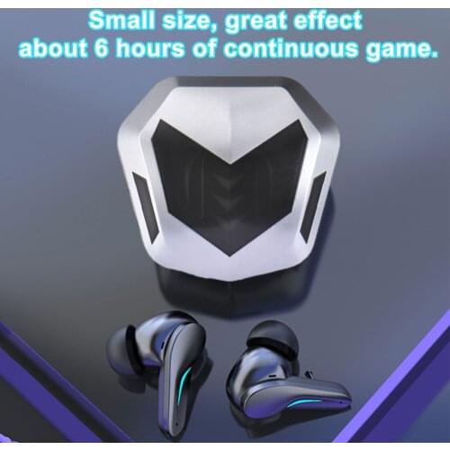 Wireless Gaming Headset Bluetooth 5.0 Low Latency Touch Control With Noise Reduction Voice Assistant Gaming Sports Headset