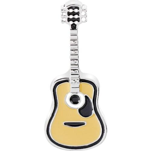 Guitar pins brooches music lover Lapel Pin badge Cartoon enamel Composing Musical instrument Brooch backpack accessories broches