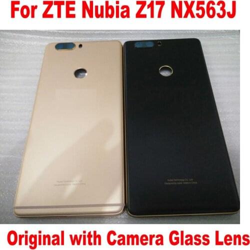 Original Best For ZTE Nubia Z17 NX563J Back Battery Cover Housing Door Rear Case with Camera Glass Lens Phone Shell Parts
