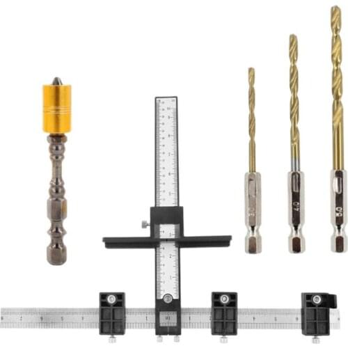 Woodworking Tools Cabinet Hardware Tool Drill Template for Door and Drawer Handle Knob Pull Installation Tools