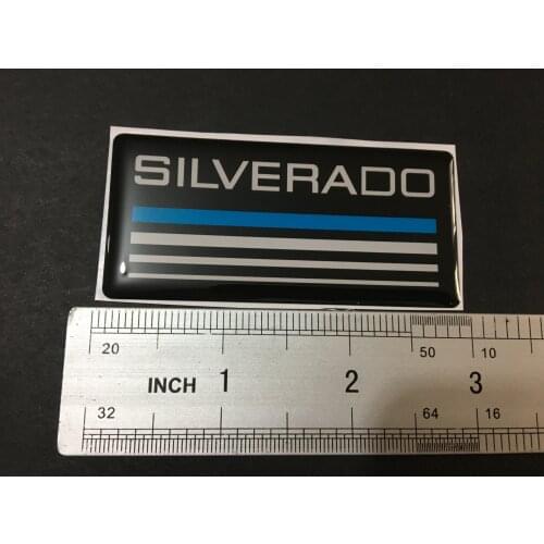 30pcs New Custom Epoxy resin Silverado 1500 2500 3500 Emblem Pillar Cab Badge Logo for car 1988 89 90 91 92 93 94 styling
