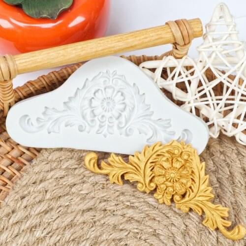 European Relief Lace Silicone Chocolate confectionery Silicone Mold Fondant Cake Kitchen Decorating DIY Tools