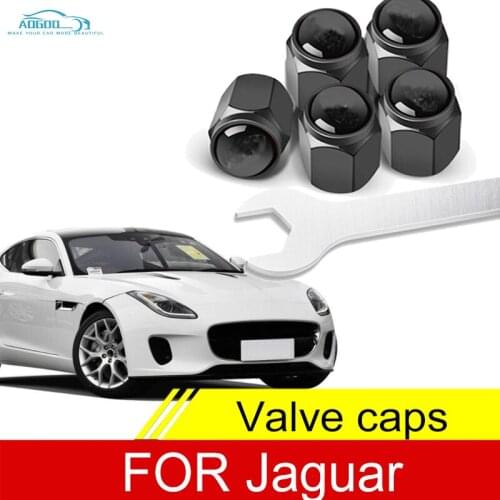 Car Wheel Tire Air Valve Caps Stem Cover With Brand For XE XF Xtype S-TYPE XJ F-PACE Ipace Ftype XK Auto Accessories
