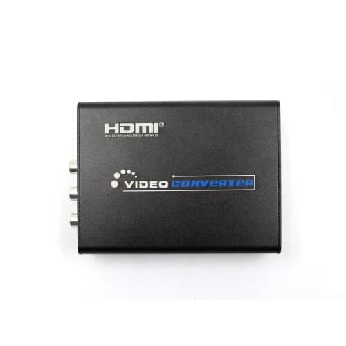 HDMI to AV/Svideo CVBS L/R Video Converter Switcher Adaptor support 1080p 3RCA PAL / NTSC for TV Blue-Ray DVD