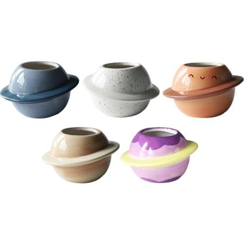 Planet Small Flowerpot Cactus Succulent Pot Planter for Indoor Outdoor