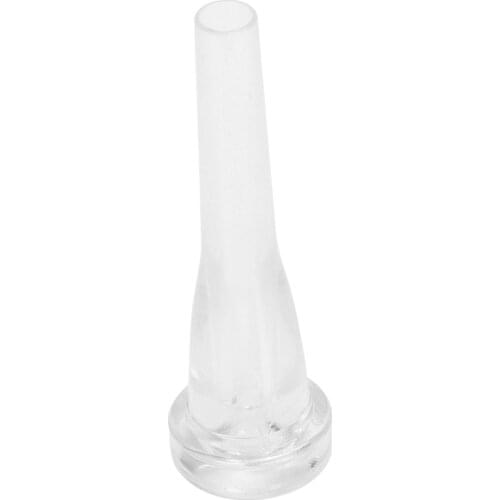 ABS Trumpet Mouthpiece Meg 7C Size for Bach Beginner Musical Trumpet Accessories Parts or Finger Exerciser,White