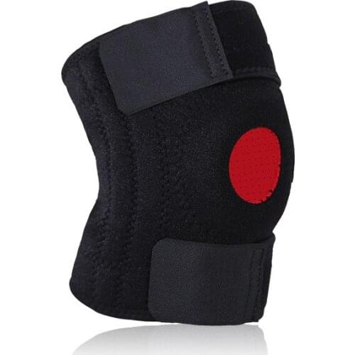 Stretchy Size Adjustable Four Springs Unisex Men Women Outdoor Sports Safety Protective Basketball Badminton Knee Pads