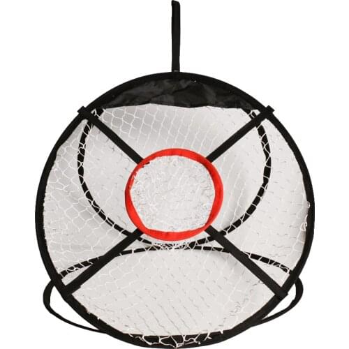 New Portable 24'' Golf Practice Driving Hit Net Training Mat Aid Driver Tool Golf Chipping Practice Mat with Carry Bag Hot Sale