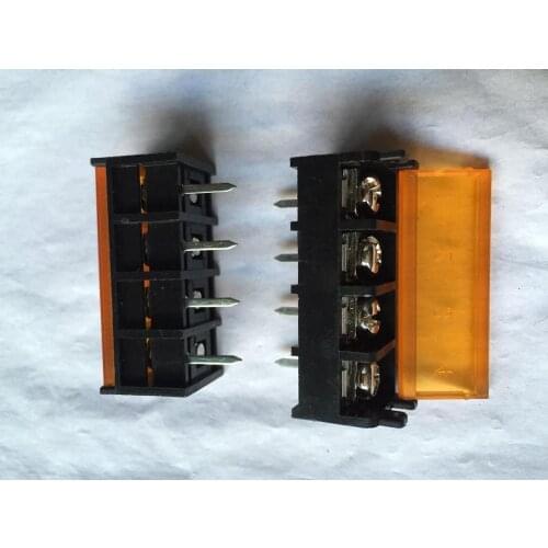 Original new 100% WJ46G-4P fence terminal row with cover 4-bit spacing 9.5MM 20A300V connector
