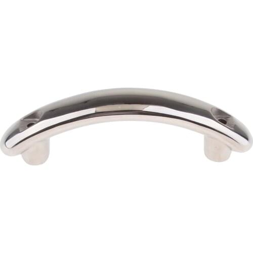 Boat 316 Stainless Steel 5.4"(138mm) Polished Handle Handrail For RV / BATH