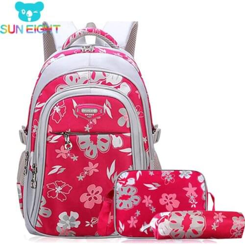 Floral Girls Backpacks School Bags For Girls Set children school bags Childrens Backpack Kids Backpacks school backpack