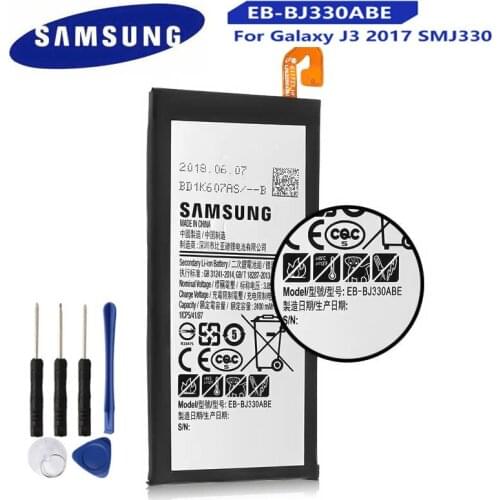 SAMSUNG Orginal EB-BJ330ABE 2400mAh Battery For Samsung Galaxy J3 2017 SM-J330 J3300 SM-J3300 SM-J330F J330FN J330G SM-J330L