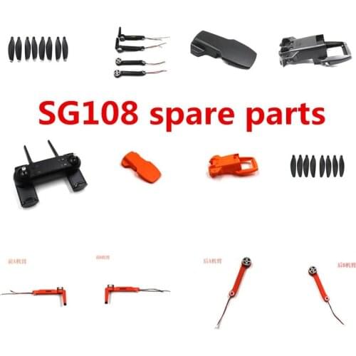 SG108 SG-108 DM001 L108 GPS RC Drone Spare Parts body shell blade Arm with motor Remote Controller Storage bag