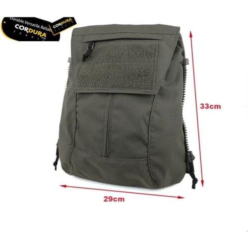 TMC Tactical Vest Bag Pouch CPC Vest Back PACK by ZIP PANEL BK/RG